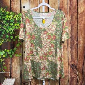 Lularoe Long A-line Blouse Size L